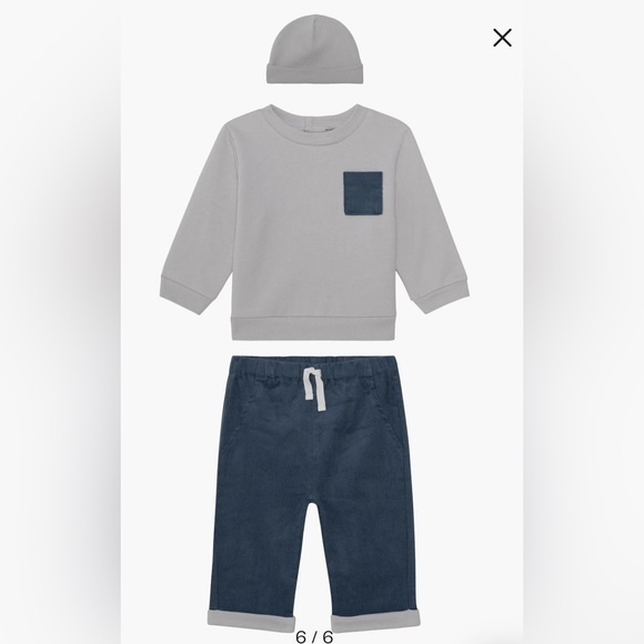 PL Baby By Petit Lem 4-Piece Colorblock Knit Set - Picture 6 of 12